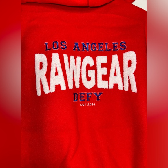 🔥NWT! Rawgear Unisex Embroidered Varsity Letterman Jacket - Picture 6 of 15